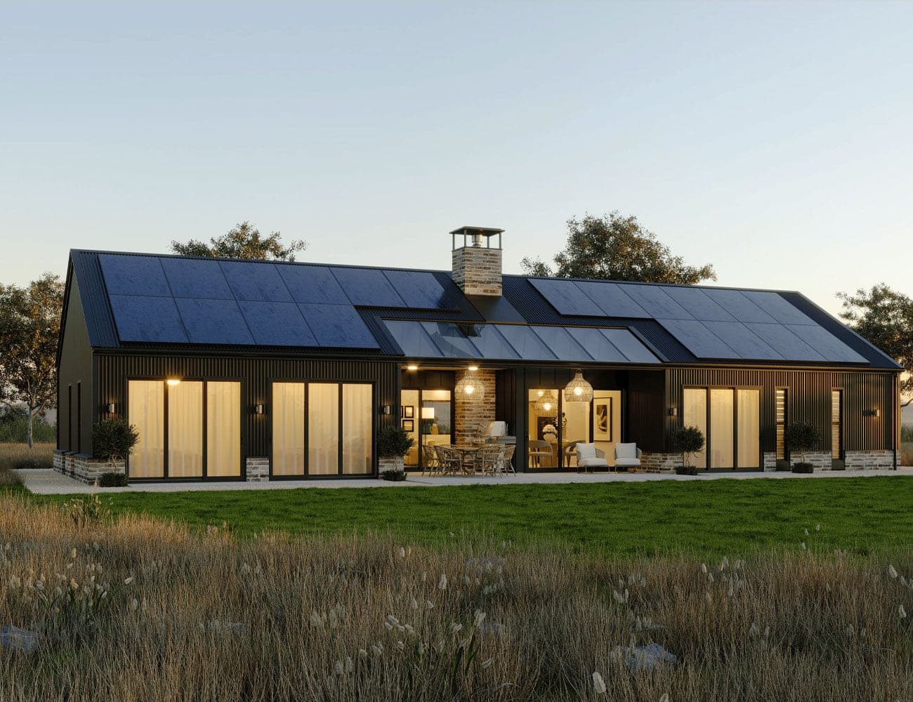 Modern barn-style new home by RB Thomas in the Waikato