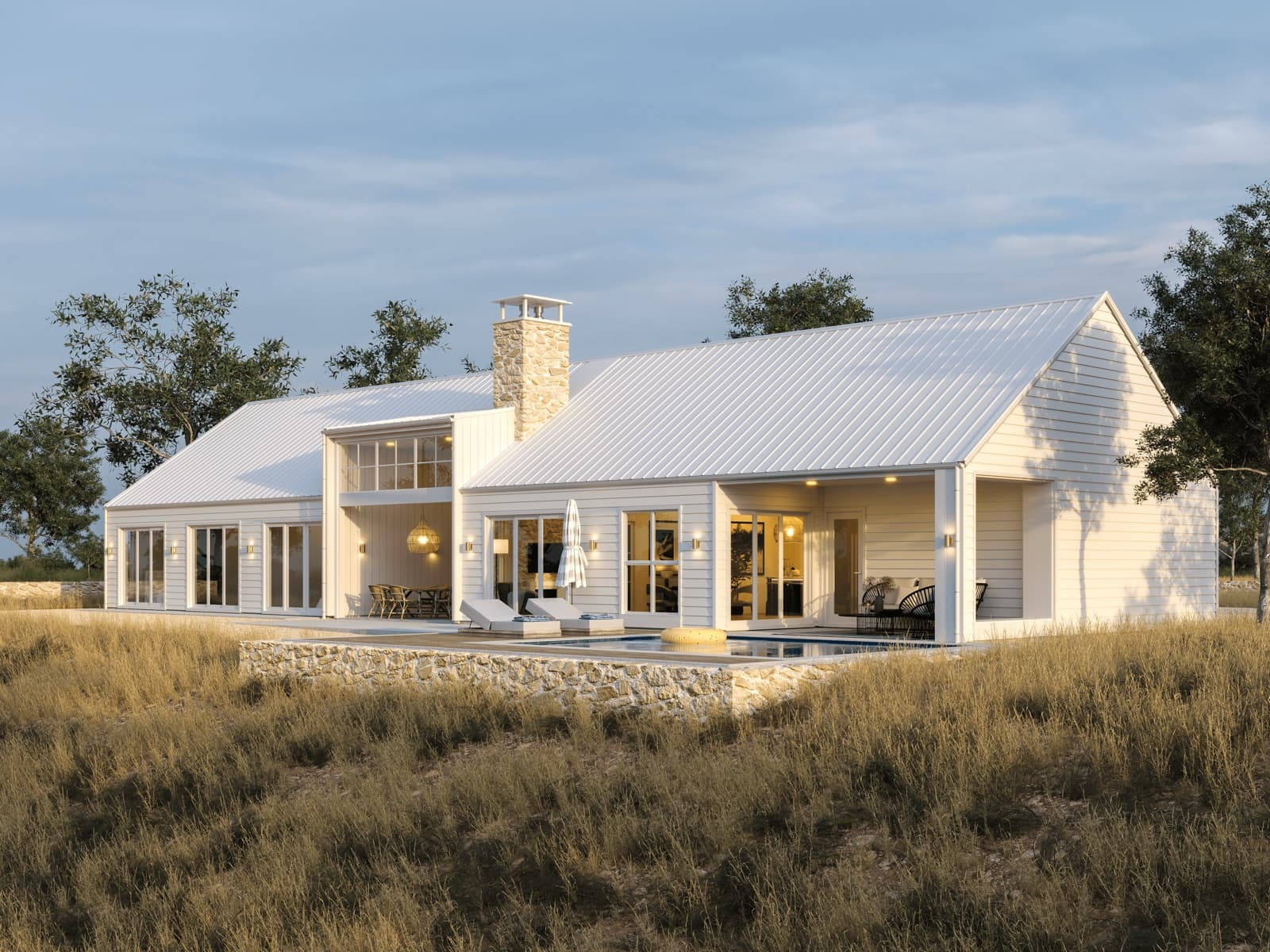 Timber Ridge barn-style home plan