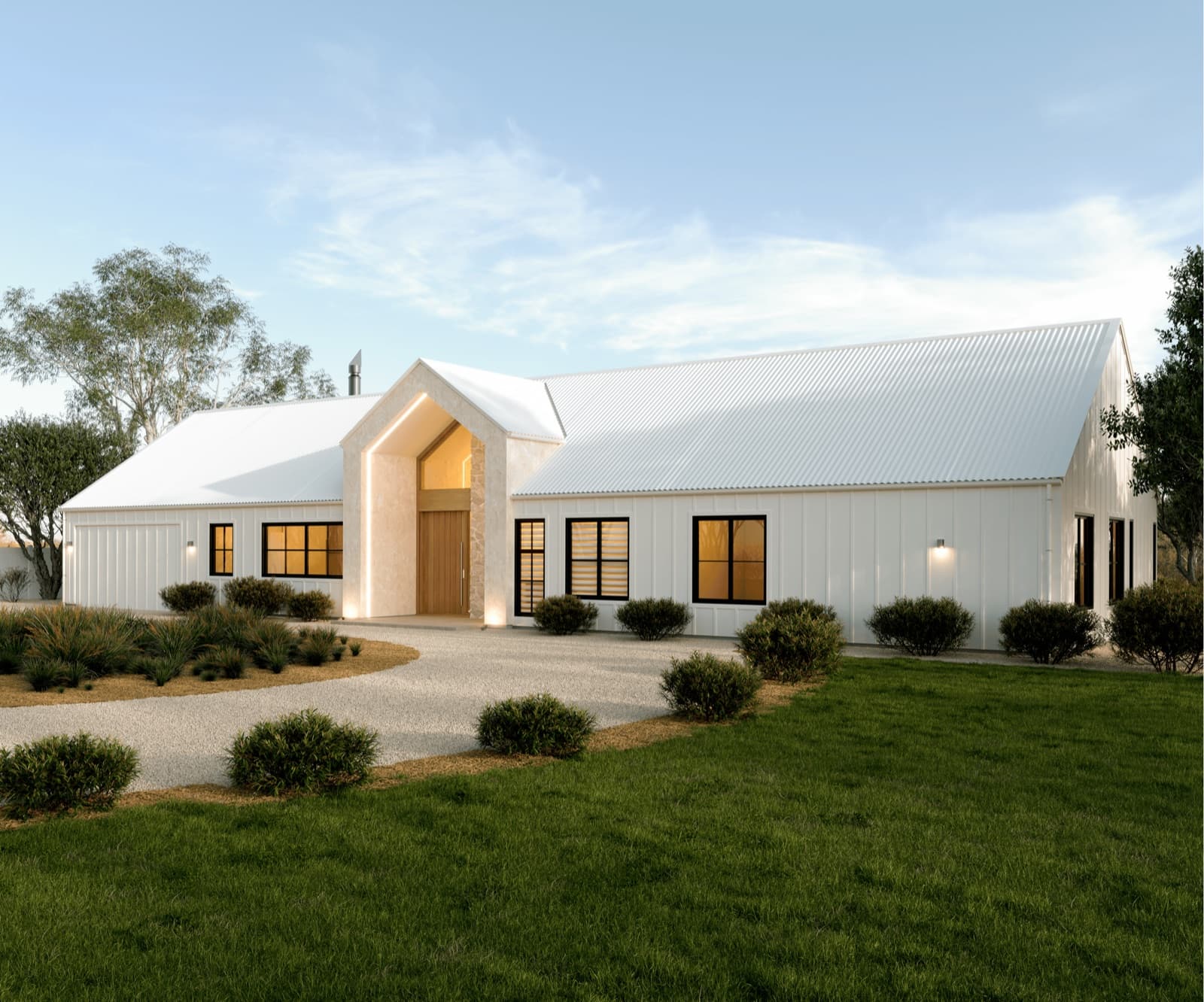Wanderlust barn-style home plan