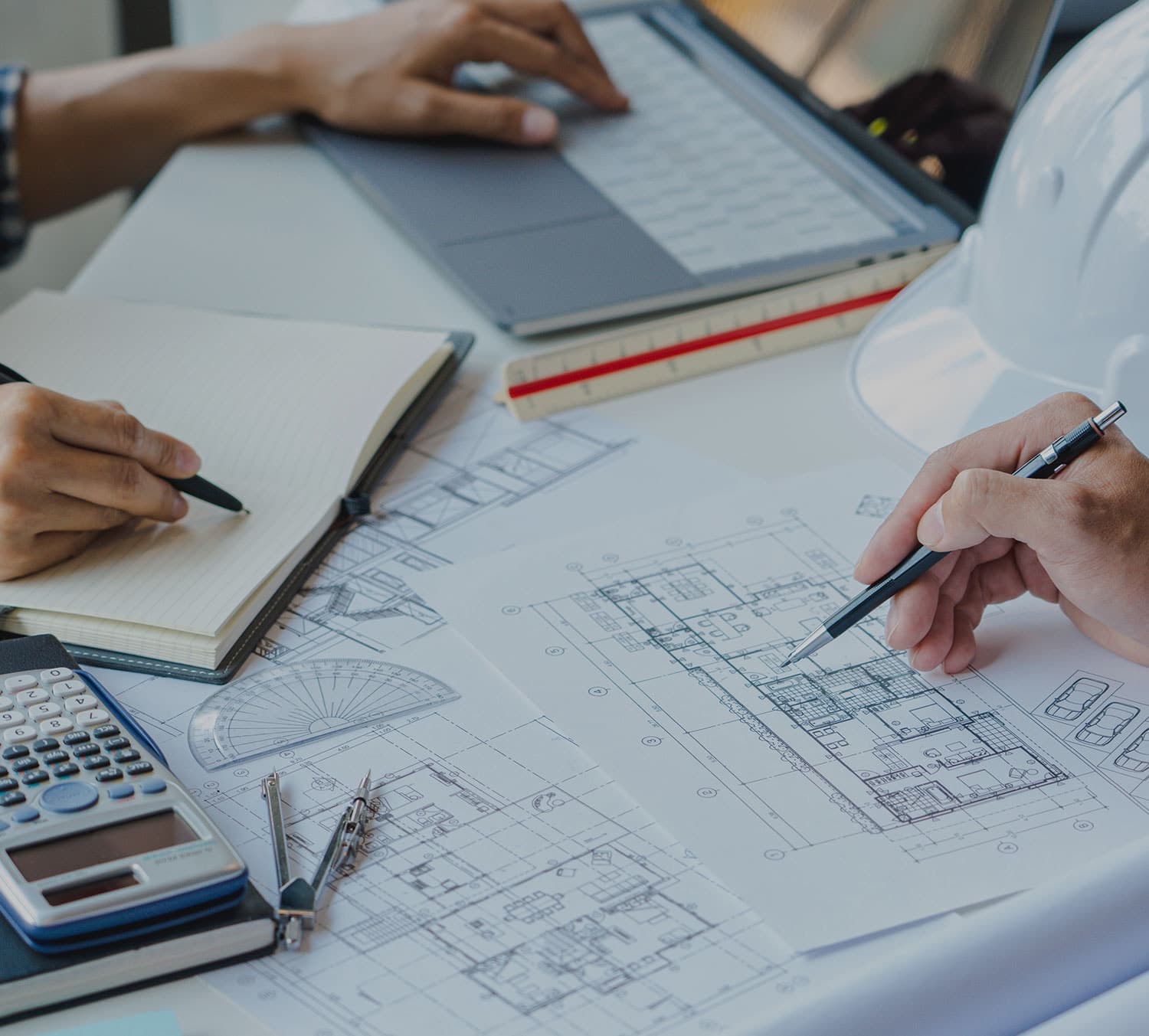 Planning on site with the homeowner